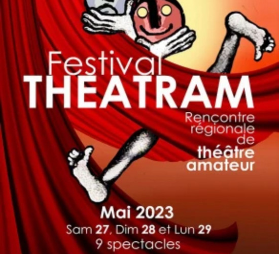 affiche Théâtram, festival de théâtre amateur - Loireauxence