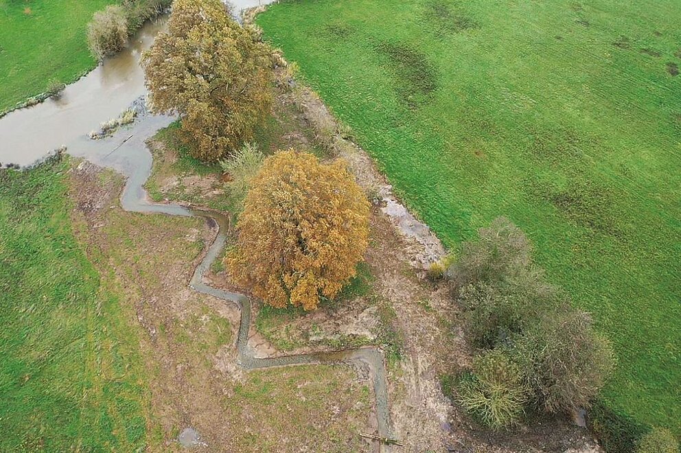 Ruisseau de la Roche après les travaux Ruisseau de la Roche après les travaux