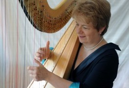 Chantal Mathieu à la harpe au Festival Harpes au Max 2020 en Pays d'Ancenis