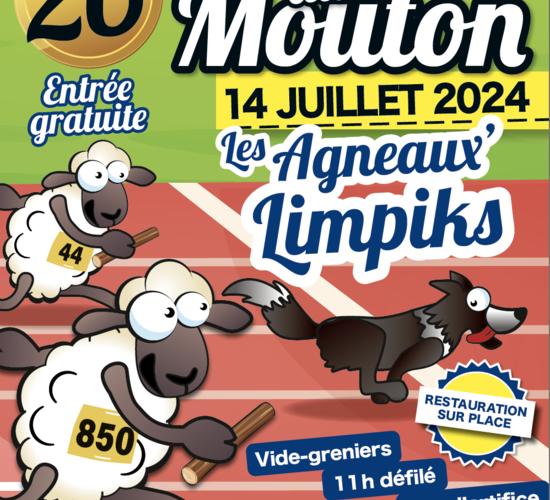 affiche 26ème fête du mouton - Ligné