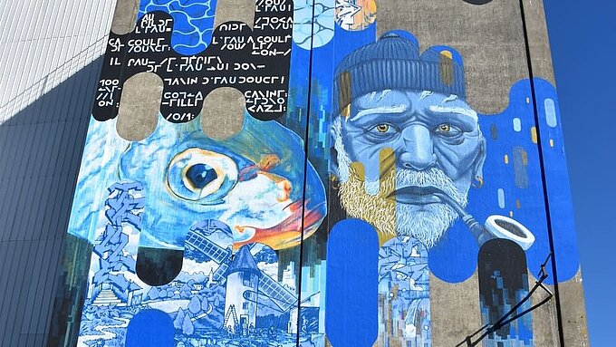 Mur de la meunerie à Teillé par The Blind Mur de la meunerie à Teillé