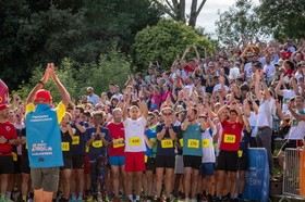 Participants à la Course Team and Run 2022