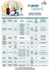 Agenda culturel de Riaillé 2023-2024