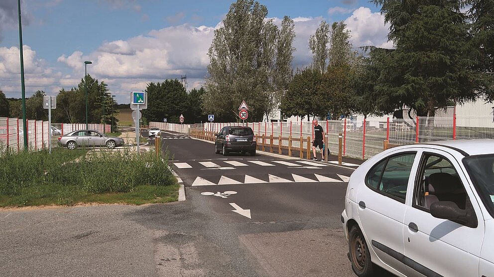Aménagement voie cyclable à Ligné