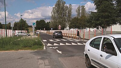 Aménagement voie cyclable à Ligné