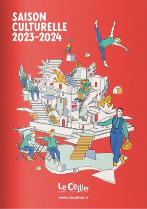 Une du Programme saison culturelle Le Cellier 2023 2024