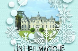 affiche marché de Noël du château de Vair-sur-Loire