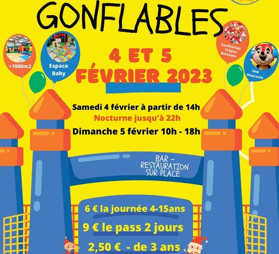 Jeux gonflables - Loireauxence