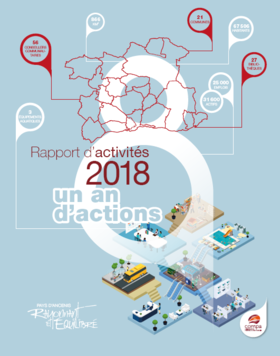 Une du Rapport d'activités COMPA 2018