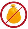 Ne pas utiliser les sacs jaunes dédiés