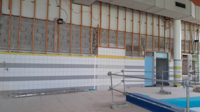 Travaux d'isolation centre aquatique jean Blanchet Ancenis-Saint-Géréon Travaux d'isolation