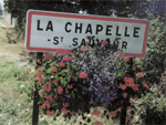Panneau d'entrée de La Chapelle-Saint-Sauveur Panneau d'entrée de La Chapelle-Saint-Sauveur