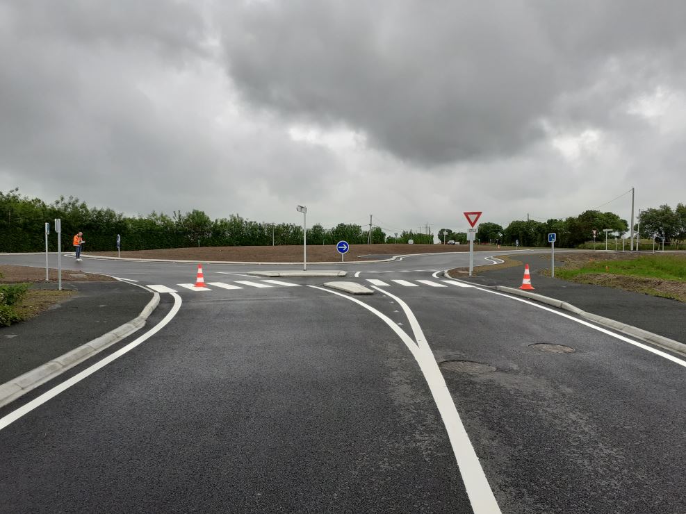 giratoire de l'Espace 23 : accès possible à partir de vendredi 12 mai 17h